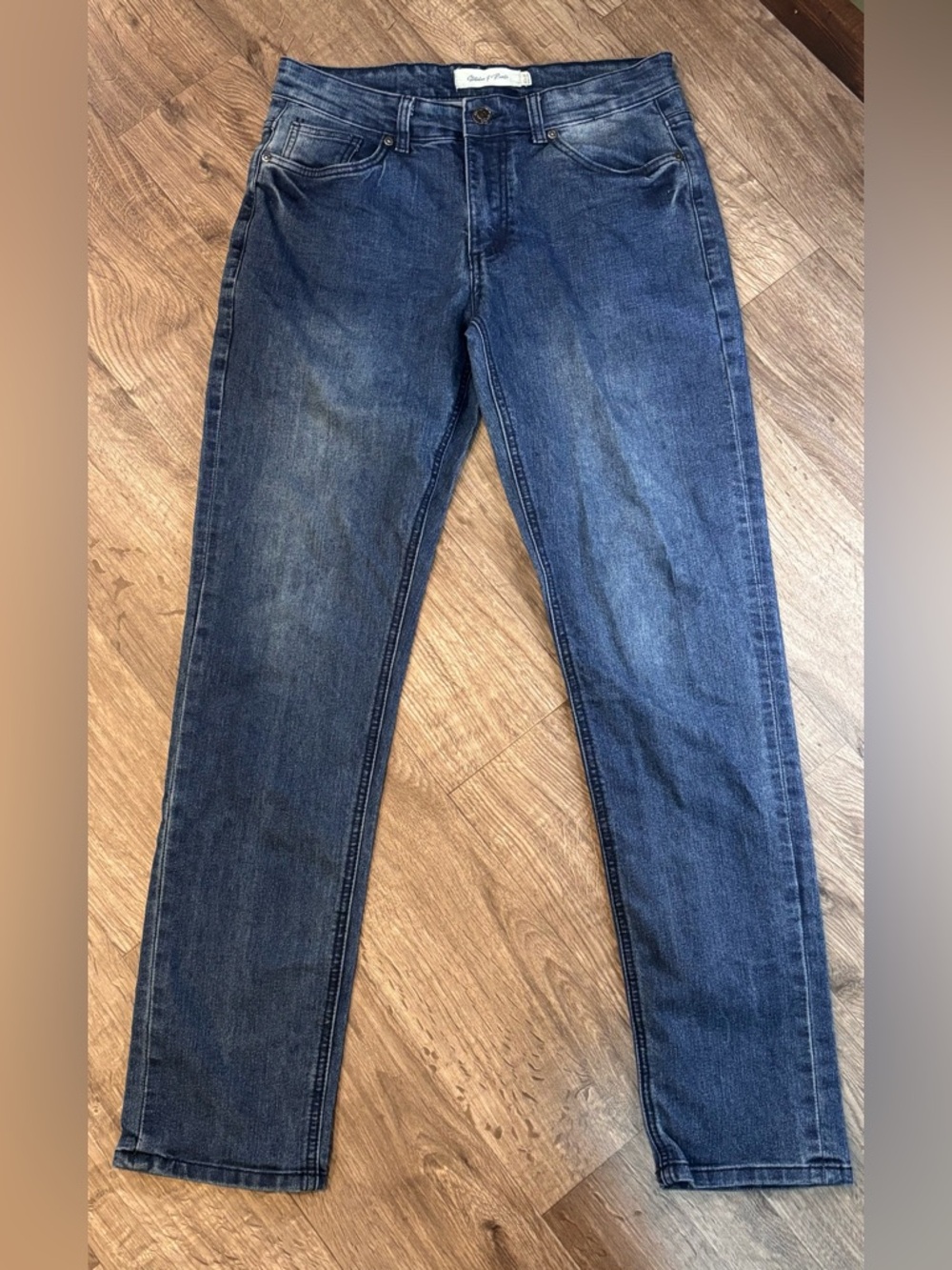 Stitches & Rivets Men’s Size 32x32 Straight Leg Blue Jeans